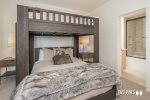 Upper Level Master Bedroom with King Bed and Built-in Twin Bed 